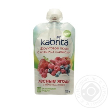 Puree Kabrita with berries for children 100g - buy, prices for MegaMarket - photo 1