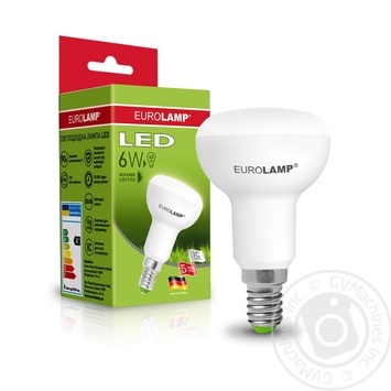 Лампа Eurolamp LED ЕКО D R50 6W 4000K E14 купити, ціни на МегаМаркет - фото 1