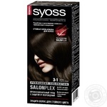 Cream-paint Syoss dark chestnut for hair