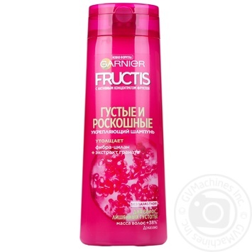 Шампунь Garnier fructis Укрепляющий густые и роскошные 250мл купить, цены на МегаМаркет - фото 1