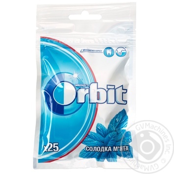 Orbit Sweet Mint Chewing gum 35g - buy, prices for MegaMarket - photo 1
