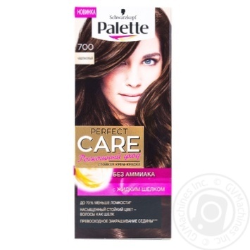 Palette Perfect Care 700 Chestnut ammonia free hair dye 110ml - buy, prices for NOVUS - photo 1