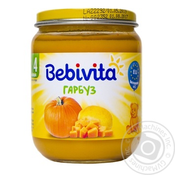Пюре овощное Bebivitа тыква 125г купить, цены на МегаМаркет - фото 1