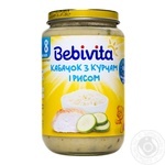 Bebivita for children from 8 months with squash chicken and rice puree 220g