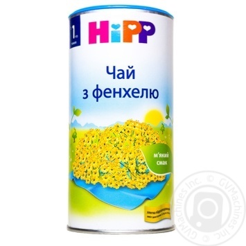 Baby herbal tea HiPP with fennel for 1+ week babies 200g - buy, prices for MegaMarket - photo 1