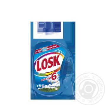 Гель Losk для прання автомат Гірське озеро 2,92л купити, ціни на МегаМаркет - фото 3