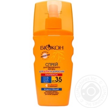 Спрей для безопасного загара Биокон SPF-35 160мл купить, цены на МегаМаркет - фото 5