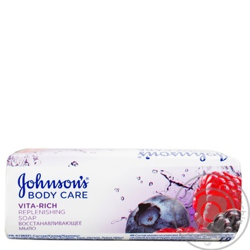 Мило JOHNSON'S Body Care Відновлююче з екстрактом малини 125г купити, ціни на МегаМаркет - фото 2