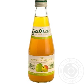 Galicia apple-pear juice 0,3l glass - buy, prices for MegaMarket - photo 2