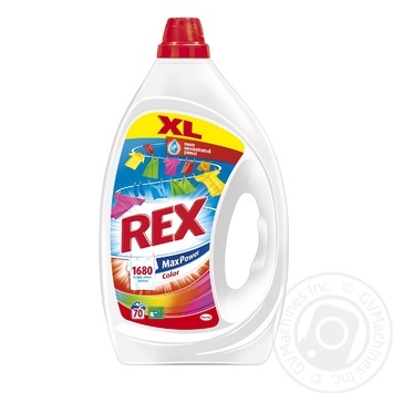 Гель для прання Rex Max Power Color 3,5л