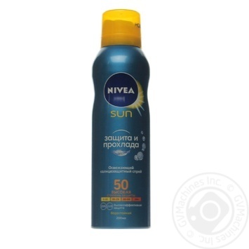Cпрей сонцезахисний Nivea Захист та прохолода SPF50 200мл купити, ціни на МегаМаркет - фото 3