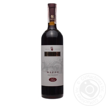 Cricova Merlot Red Dry Wine 9.5% 0.75L - buy, prices for Tavria V - photo 1