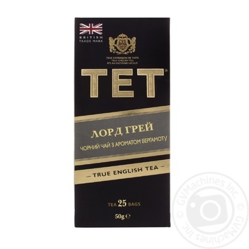 Чай чорний ТЕТ Лорд Грей з аром.бергамота байховий 25*2г/уп купити, ціни на МегаМаркет - фото 2