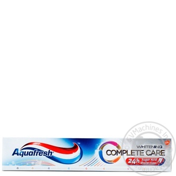 Зубна паста Aquafresh Комплексний щоденний захист Відбілююча 100мл Словацька республіка купити, ціни на МегаМаркет - фото 7