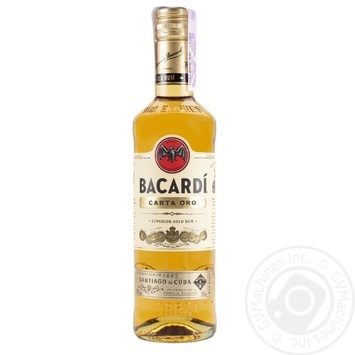 Ром Bacardi Carta Oro 0,5л - купить, цены на NOVUS - фото 1