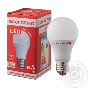 Лампа світлодіодна Economka LED A60 10W E27 4200K - купити, ціни на Таврія В - фото 1