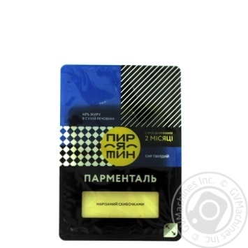 Cheese Piryatin Parmental packed 40% 150g - buy, prices for MegaMarket - photo 1