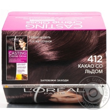 L'Oreal Paris Casting 412 Hair Dye - buy, prices for MegaMarket - photo 3