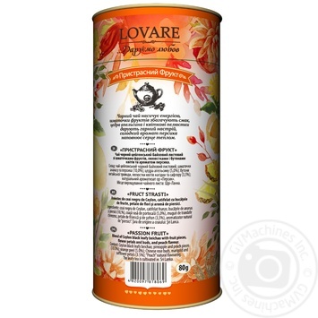Lovare Passion Fruit Blend of Black and Fruits Tea - buy, prices for MegaMarket - photo 2