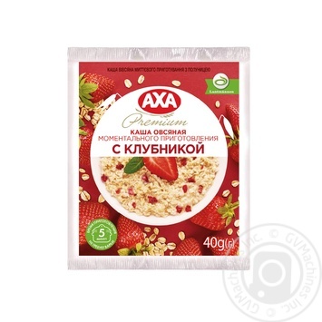 Каша овсяная Аха с клубникой моментального приготовления 40г купить, цены на МегаМаркет - фото 2