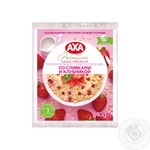 Каша Axa овсяная cо сливками и клубникой 40г