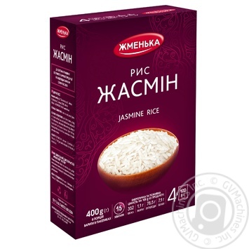 Groats rice jasmine Zhmenka long grain white 4pcs 400g - buy, prices for MegaMarket - photo 1