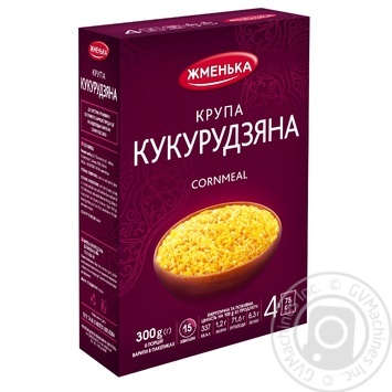 Крупа Жменька кукурудзяна в пакетиках 300г купити, ціни на МегаМаркет - фото 1
