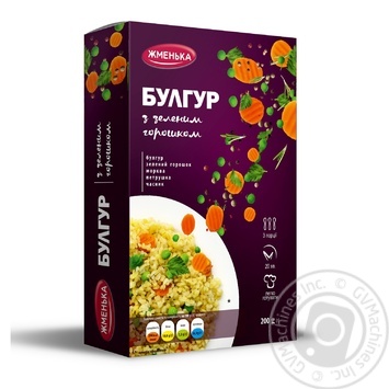 Zhmenka Bulgur with Green Peas 200g - buy, prices for MegaMarket - photo 1