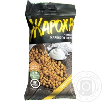 Горох смажений Жароха зі смаком сметани 90г купити, ціни на МегаМаркет - фото 1
