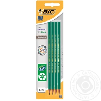 Pencil Bic 4pcs - buy, prices for MegaMarket - photo 1