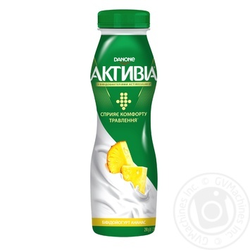 Danone Activia Pineapple Drinking Bifidoyogurt - buy, prices for MegaMarket - photo 1