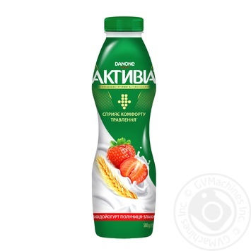 Danone Activia Strawberry Cereal Drinking Bifidoyogurt - buy, prices for MegaMarket - photo 1