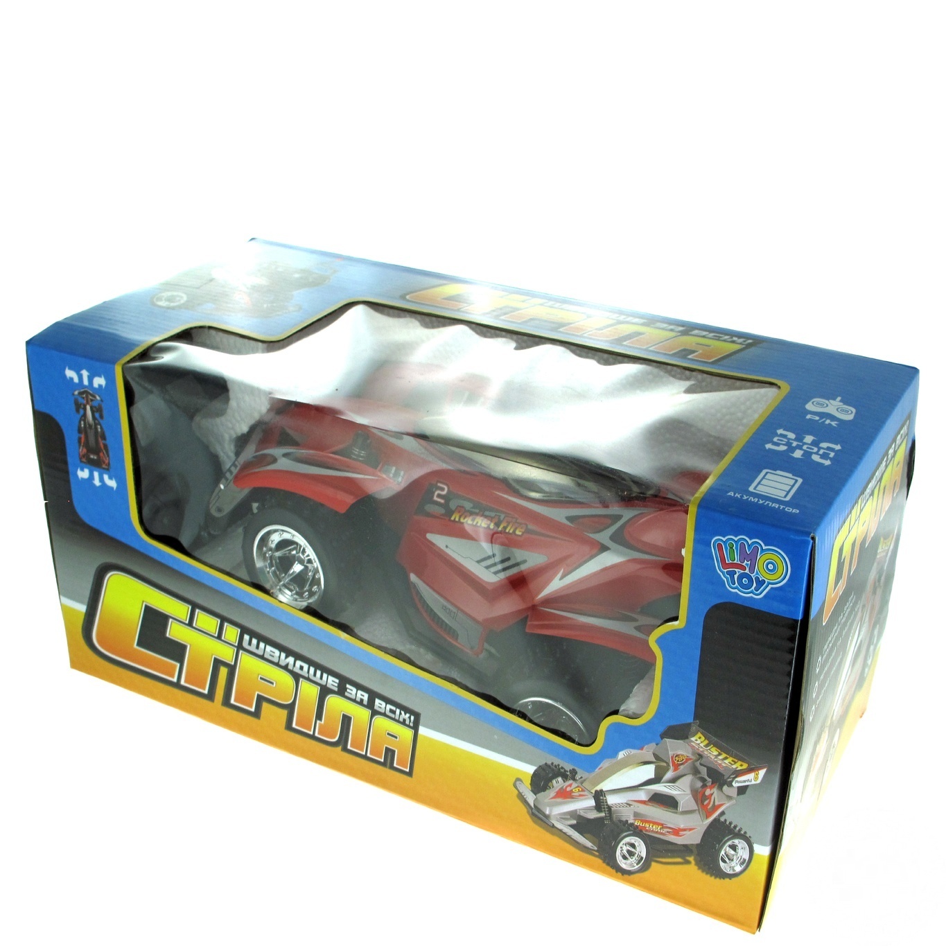 

Машинка Limo Toy гоночная на радиоуправлении 37см