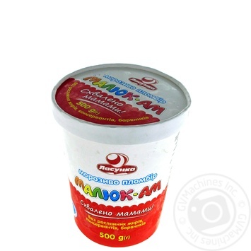 Мороженое Ласунка Малюк-Ам пломбир в картонной баночке 500г купить, цены на МегаМаркет - фото 1