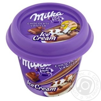 Мороженое Milka ванильное с молочным шоколадом и дробленым фундуком 185г купить, цены на МегаМаркет - фото 1