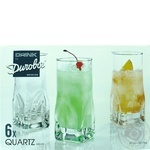 Набір склянок Durobor Quartz 490мл 6шт.
