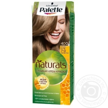 Фарба для волосся Palette Naturals 7-0 (400) Середньо-русявий 110мл купити, ціни на МегаМаркет - фото 1