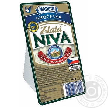 Madeta Zlata Niva Semi-Hard Cheese 60% 110g - buy, prices for MegaMarket - photo 1