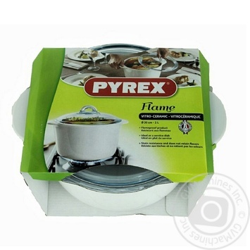 Pyrex Vitroceramic Pan with lid 2.2l - buy, prices for METRO - photo 1