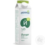 Йогурт Молокія белый питьевой 1.6% 900г