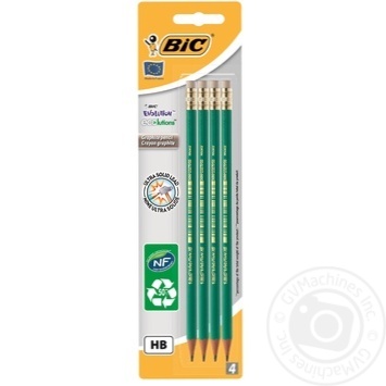 Карандаш Bic Evolution 655 НВ упаковка 4шт купить, цены на МегаМаркет - фото 2