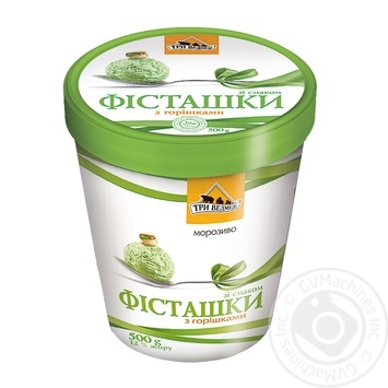 Морозиво Три Ведмеді Фісташка 500г купити, ціни на МегаМаркет - фото 1