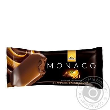 Мороженое Три Медведя Monaco Трюфель-апельсин в глазури на палочке 80г купить, цены на МегаМаркет - фото 3