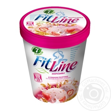 Мороженое Три Медведя Fit Line со вкусом клубники и наполнителем Злаки в картонном стакане 500г купить, цены на МегаМаркет - фото 2