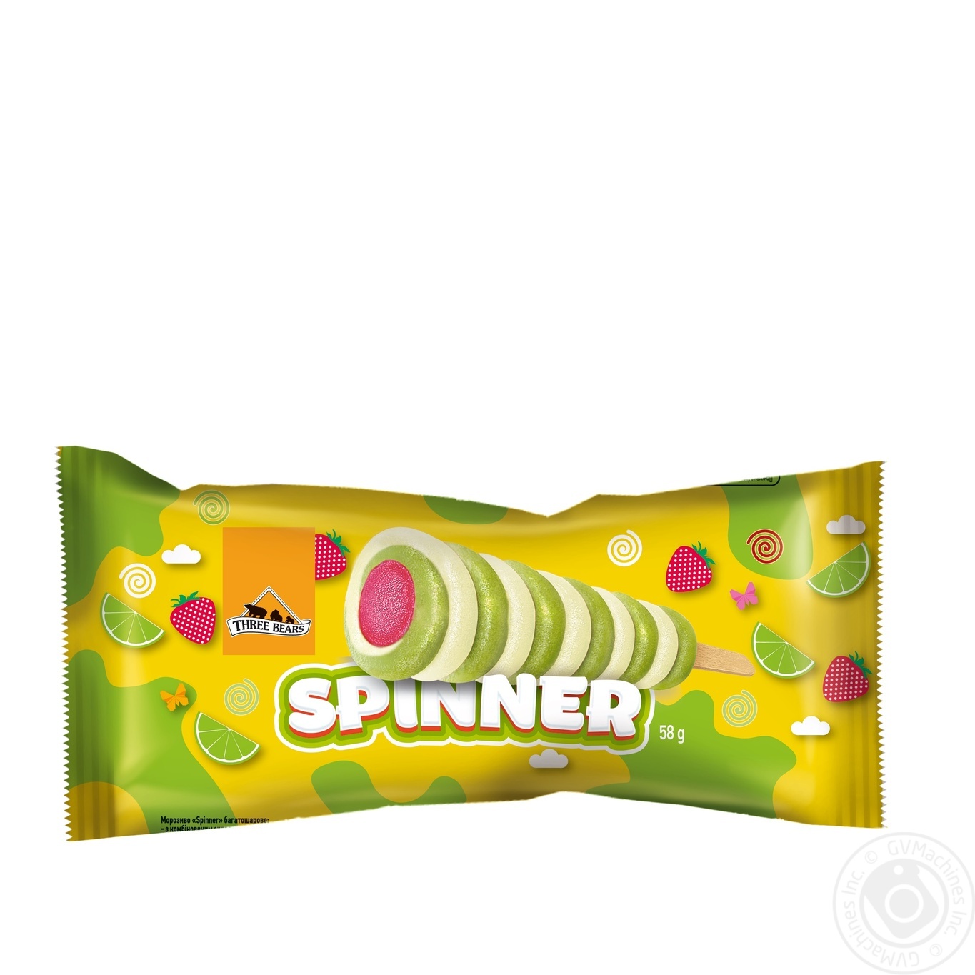

Мороженое Три Медведя Spinner на палочке 80г