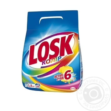 Powder detergent Losk for the coloured linen 1500g - buy, prices for NOVUS - photo 1