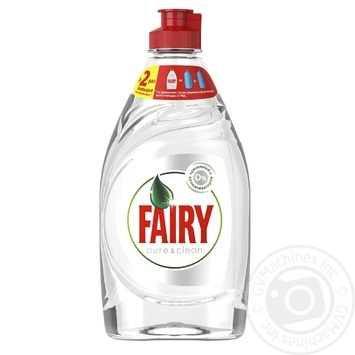 Засіб Fairy Pure&Clean для миття посуду 450мл купити, ціни на МегаМаркет - фото 1