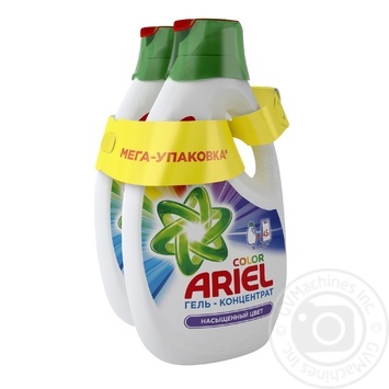 Гель для прання Ariel Color CМС рідкий 2*1,95л купити, ціни на МегаМаркет - фото 1