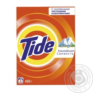 Стиральный порошок Tide Альпийская свежесть автомат 450г купить, цены на МегаМаркет - фото 1