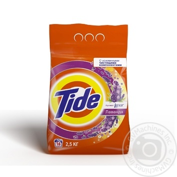 Порошок пральний Tide аромат Lenor лаванда автомат 2,5кг купити, ціни на МегаМаркет - фото 1